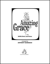 Amazing Grace SATB choral sheet music cover